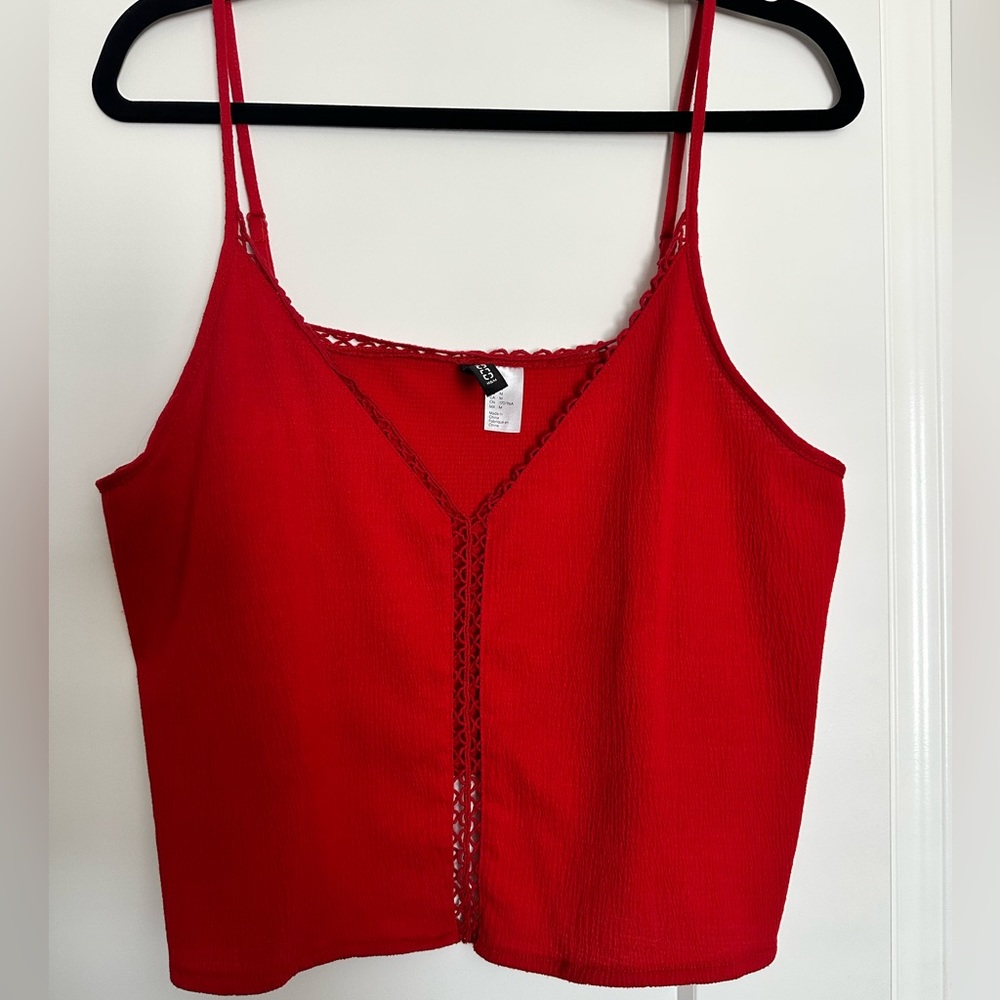 H&M Red Crop Tank